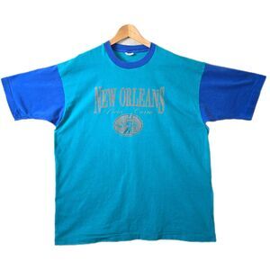 Vintage New Orleans Vieux Carre 90s Single Stitch T-Shirt XL Bourbon St